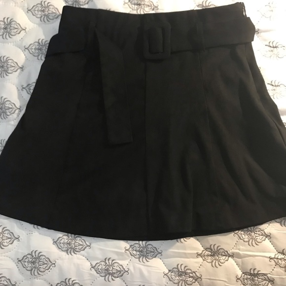 College black velvet zara mini skirt - Picture 8 of 8